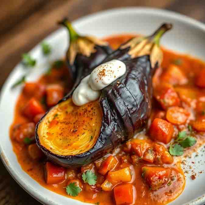Roasted Eggplant with Spiced Tomato & Yogurt Easy Tomato Sauce Recipe